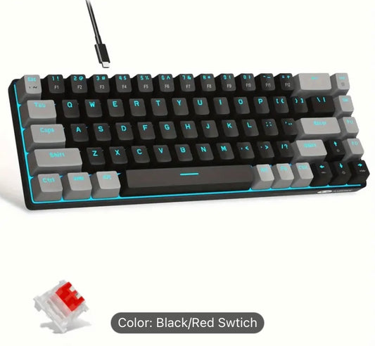 Portable 60% Mechanical Gaming/Office Keyboard